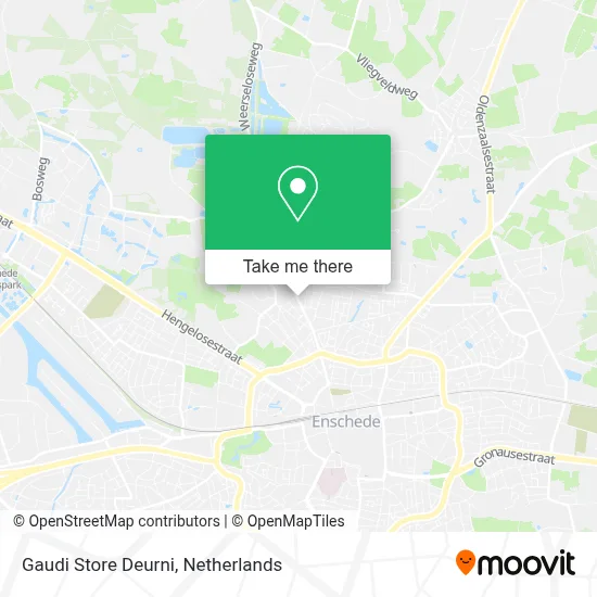 Gaudi Store Deurni map