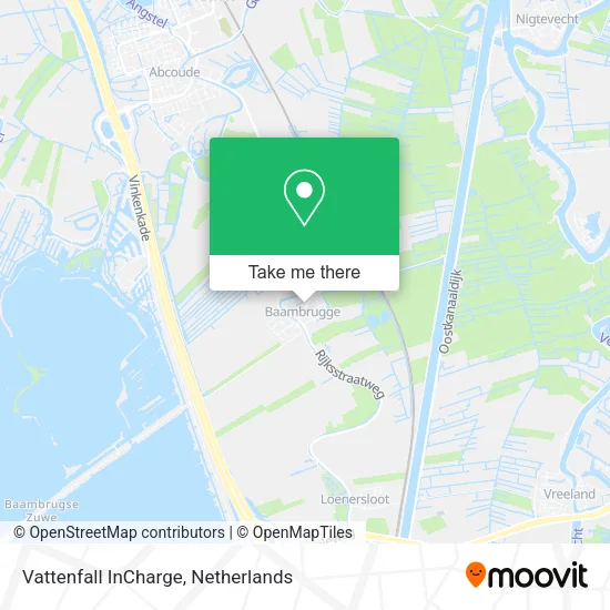 Vattenfall InCharge map