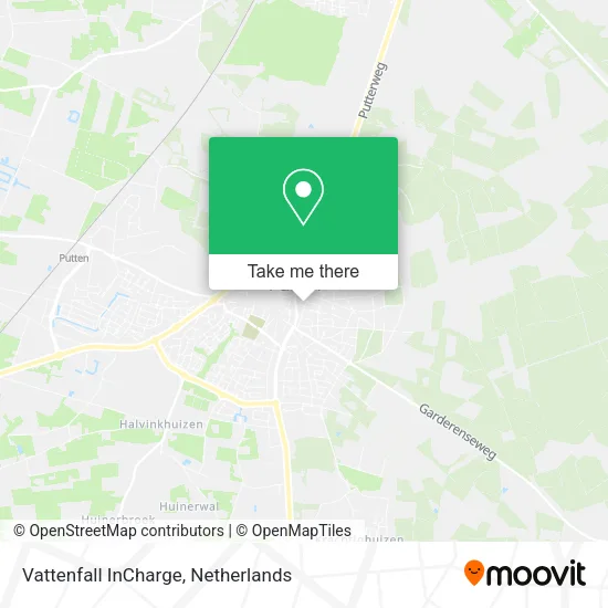 Vattenfall InCharge map