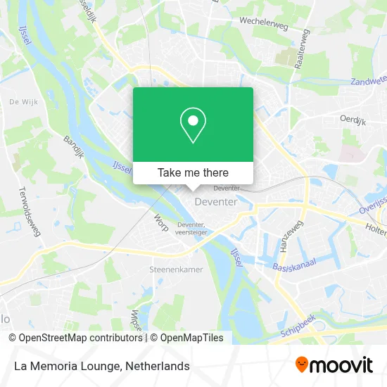 La Memoria Lounge map