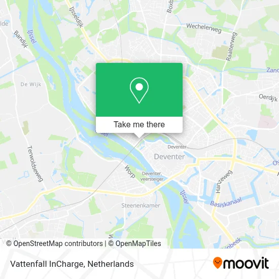 Vattenfall InCharge map
