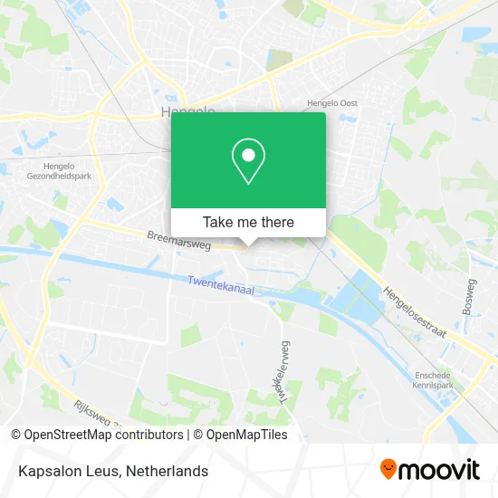 Kapsalon Leus map