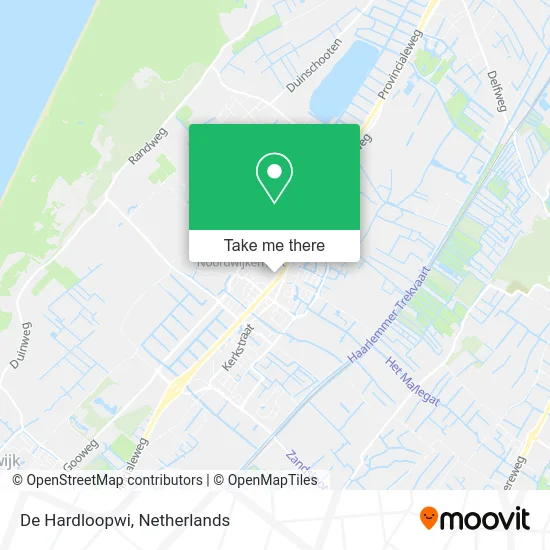 De Hardloopwi map