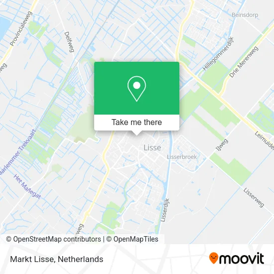 Markt Lisse map