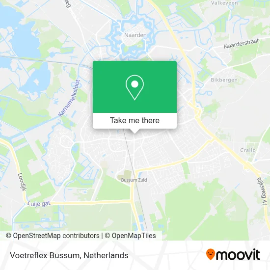 Voetreflex Bussum map