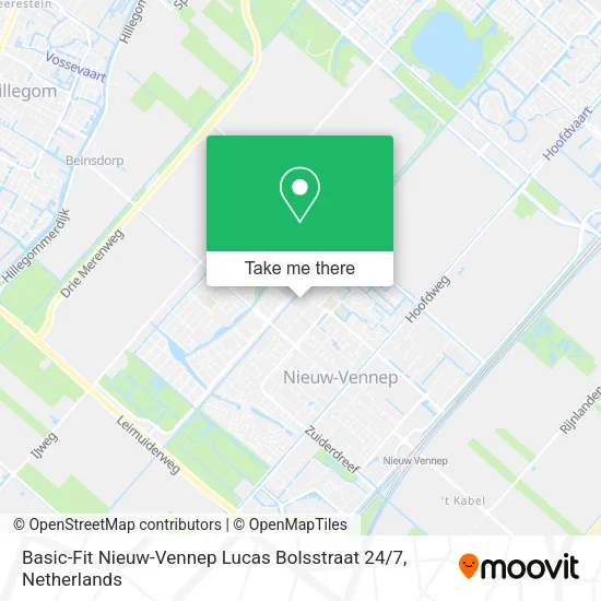 Basic-Fit Nieuw-Vennep Lucas Bolsstraat 24 / 7 map