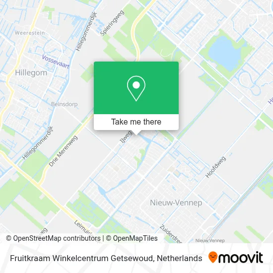 Fruitkraam Winkelcentrum Getsewoud map