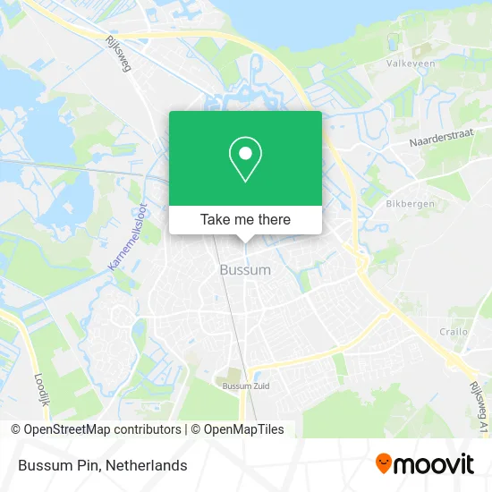 Bussum Pin map