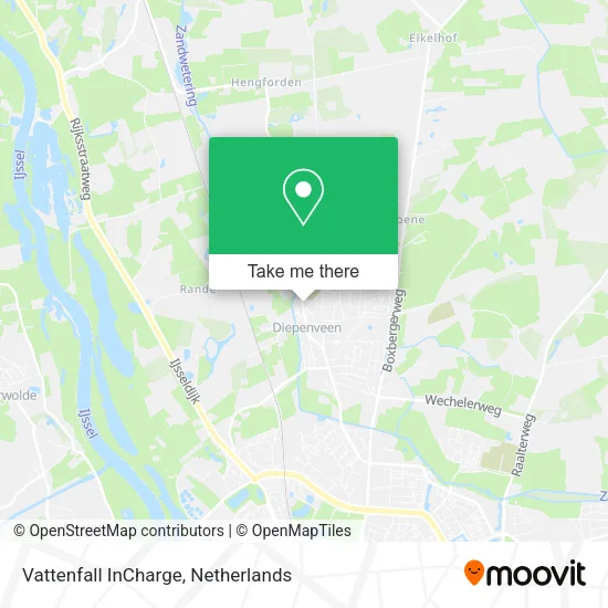 Vattenfall InCharge map