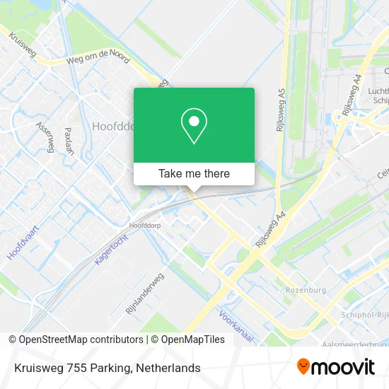 Kruisweg 755 Parking map