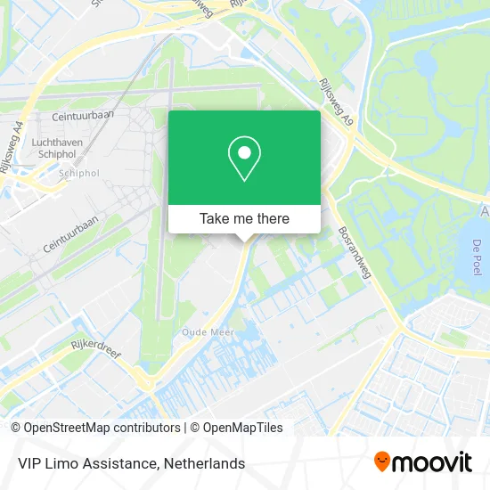 VIP Limo Assistance Karte