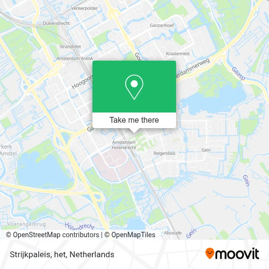 Strijkpaleis, het map