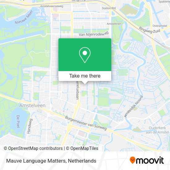 Mauve Language Matters map