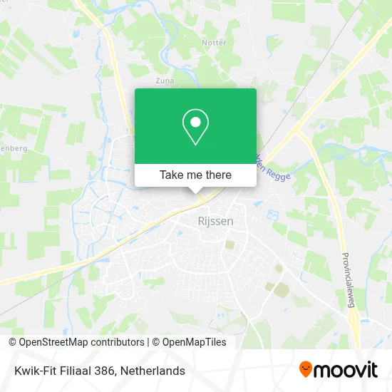 Kwik-Fit Filiaal 386 map