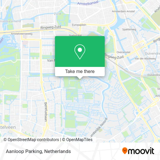 Aanloop Parking map