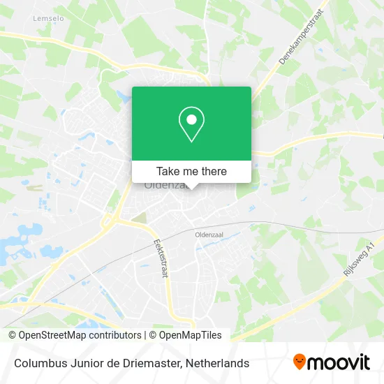 Columbus Junior de Driemaster map