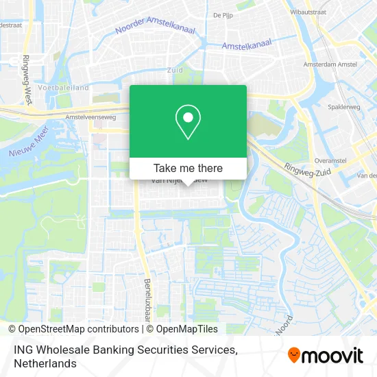 ING Wholesale Banking Securities Services map