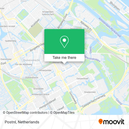 Postnl map