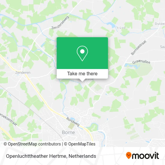 Openluchttheather Hertme Karte