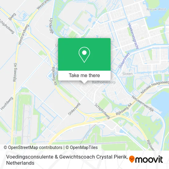 Voedingsconsulente & Gewichtscoach Crystal Pierik map