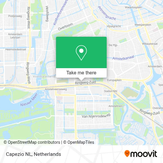 Capezio NL map