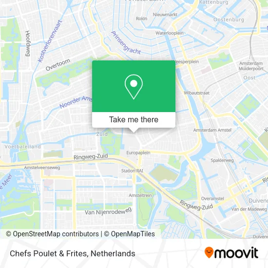 Chefs Poulet & Frites map