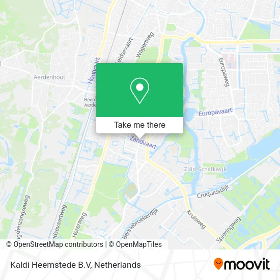 Kaldi Heemstede B.V map