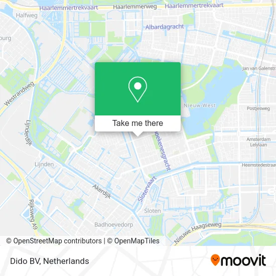 Dido BV map