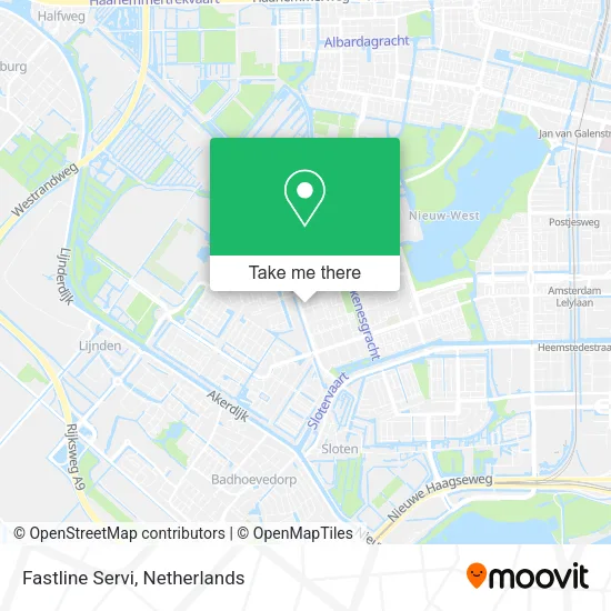 Fastline Servi map