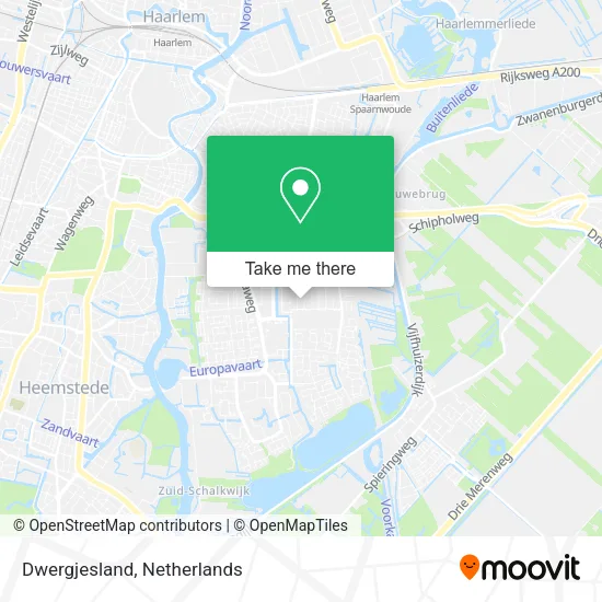 Dwergjesland map