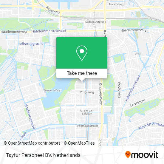 Tayfur Personeel BV map