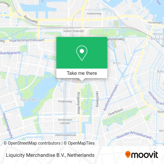 Liquicity Merchandise B.V. map