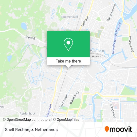 Shell Recharge map