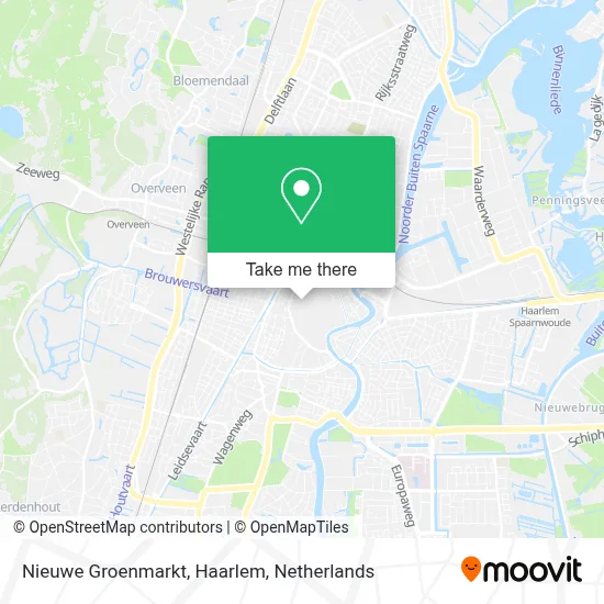 Nieuwe Groenmarkt, Haarlem map