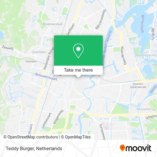 Teddy Burger map