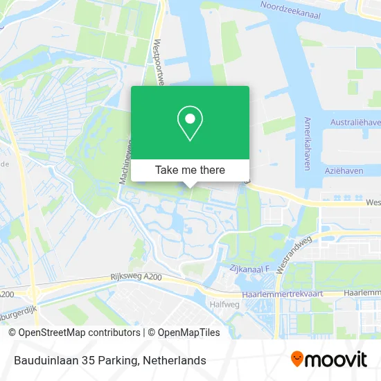 Bauduinlaan 35 Parking map