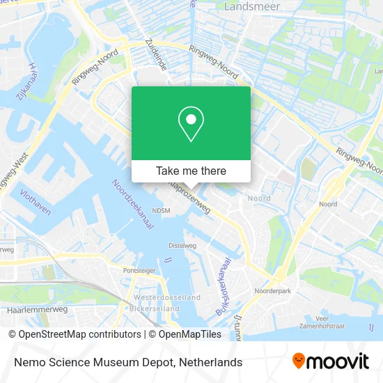 Nemo Science Museum Depot map