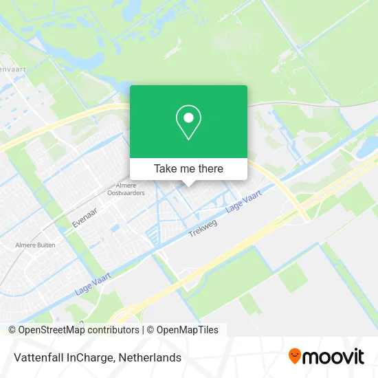 Vattenfall InCharge map