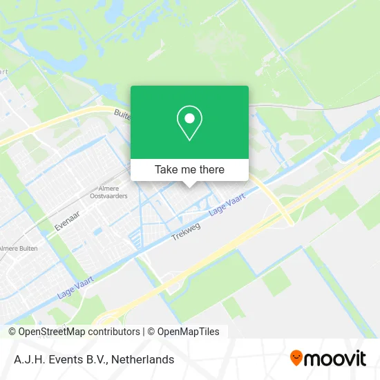 A.J.H. Events B.V. map