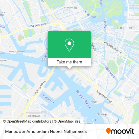 Manpower Amsterdam Noord Karte