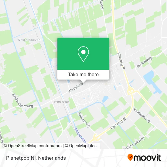 Planetpop.Nl map