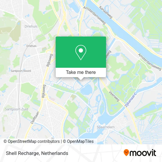Shell Recharge map