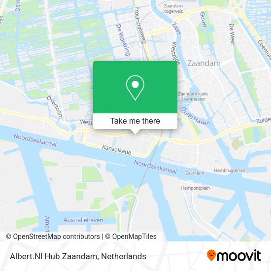 Albert.Nl Hub Zaandam map
