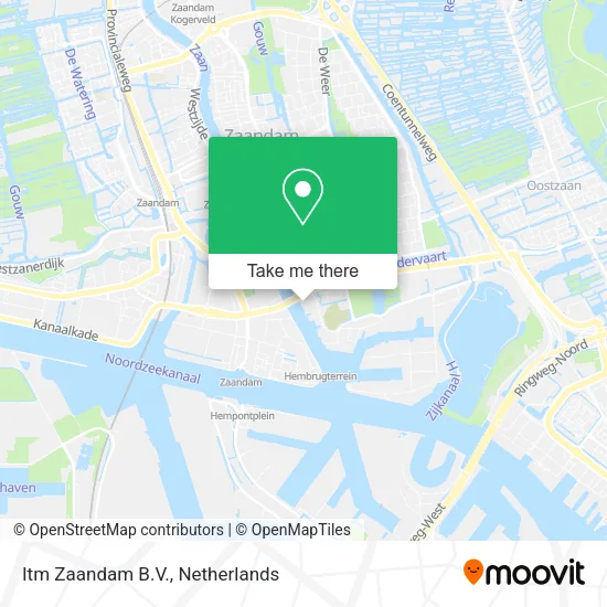 Itm Zaandam B.V. Karte