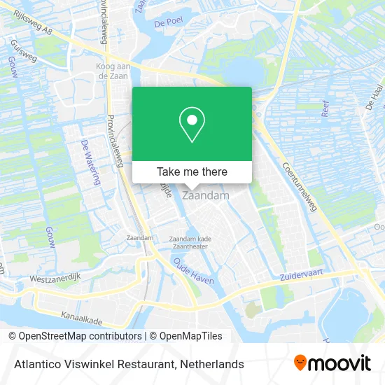 Atlantico Viswinkel Restaurant map