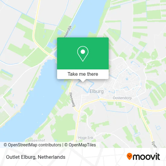 Outlet Elburg map