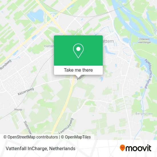 Vattenfall InCharge map
