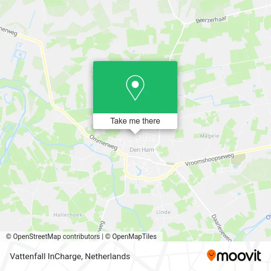 Vattenfall InCharge map