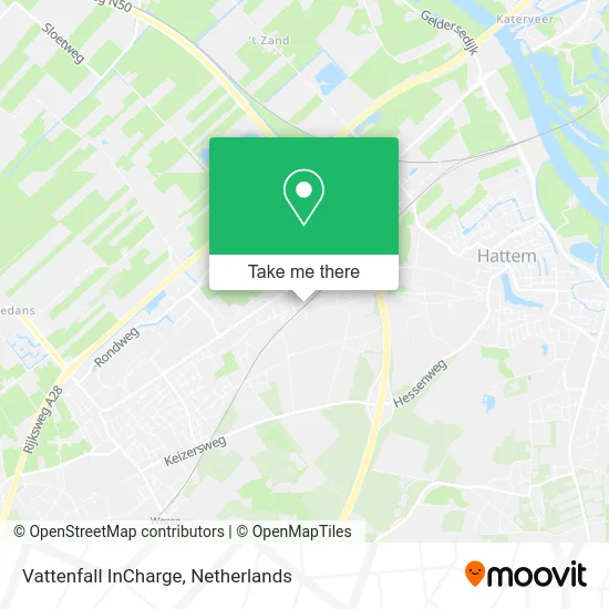 Vattenfall InCharge map