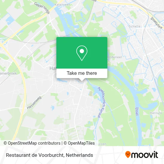 Restaurant de Voorburcht map